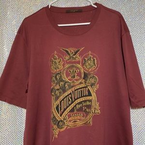 New men’s Louis Vuitton, short sleeve cotton shirt